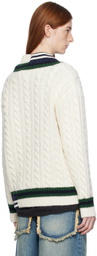 Moncler Genius Moncler x Palm Angels Off-White Sweater