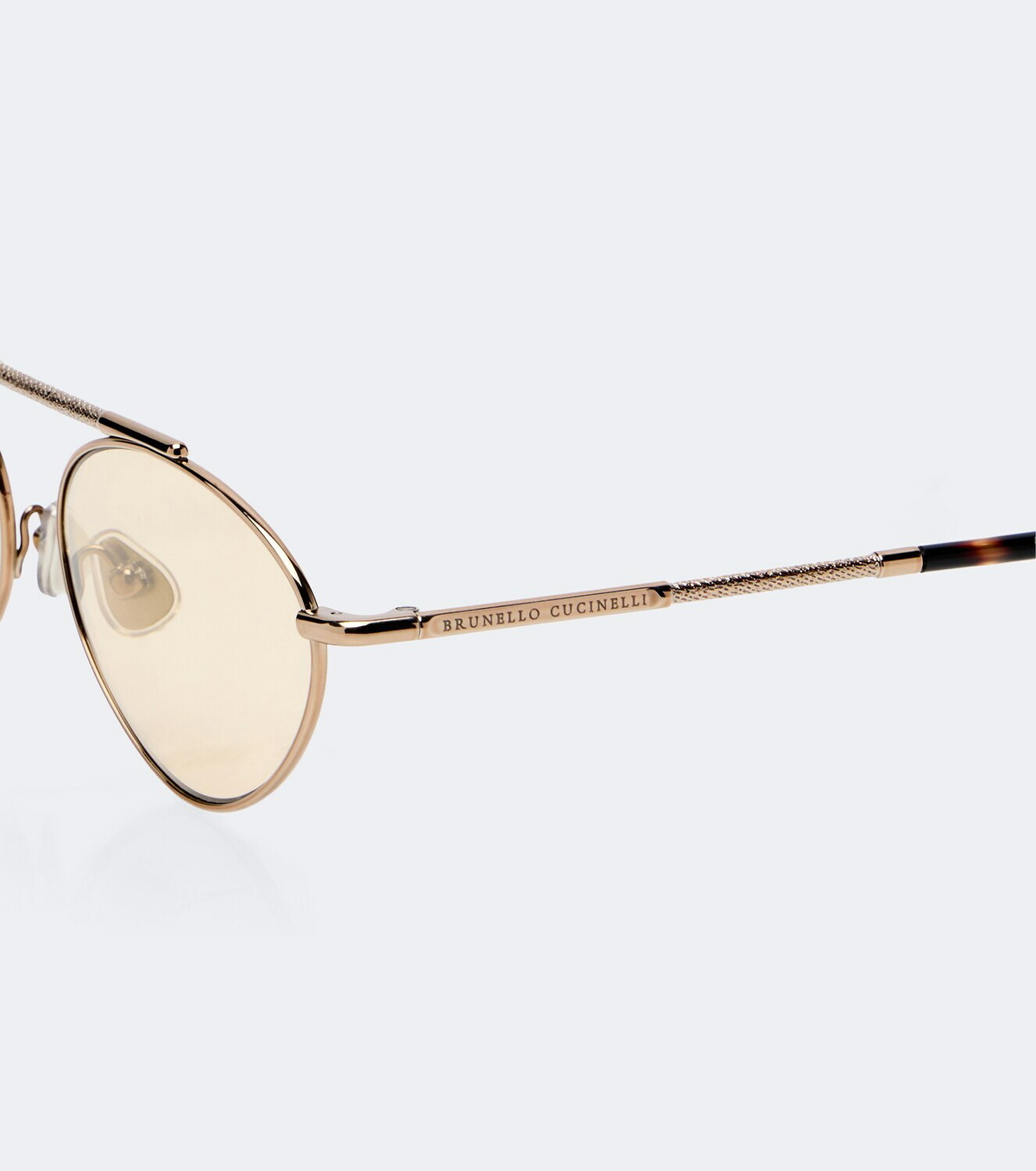 Brunello Cucinelli Sartorial Sunset oval sunglasses