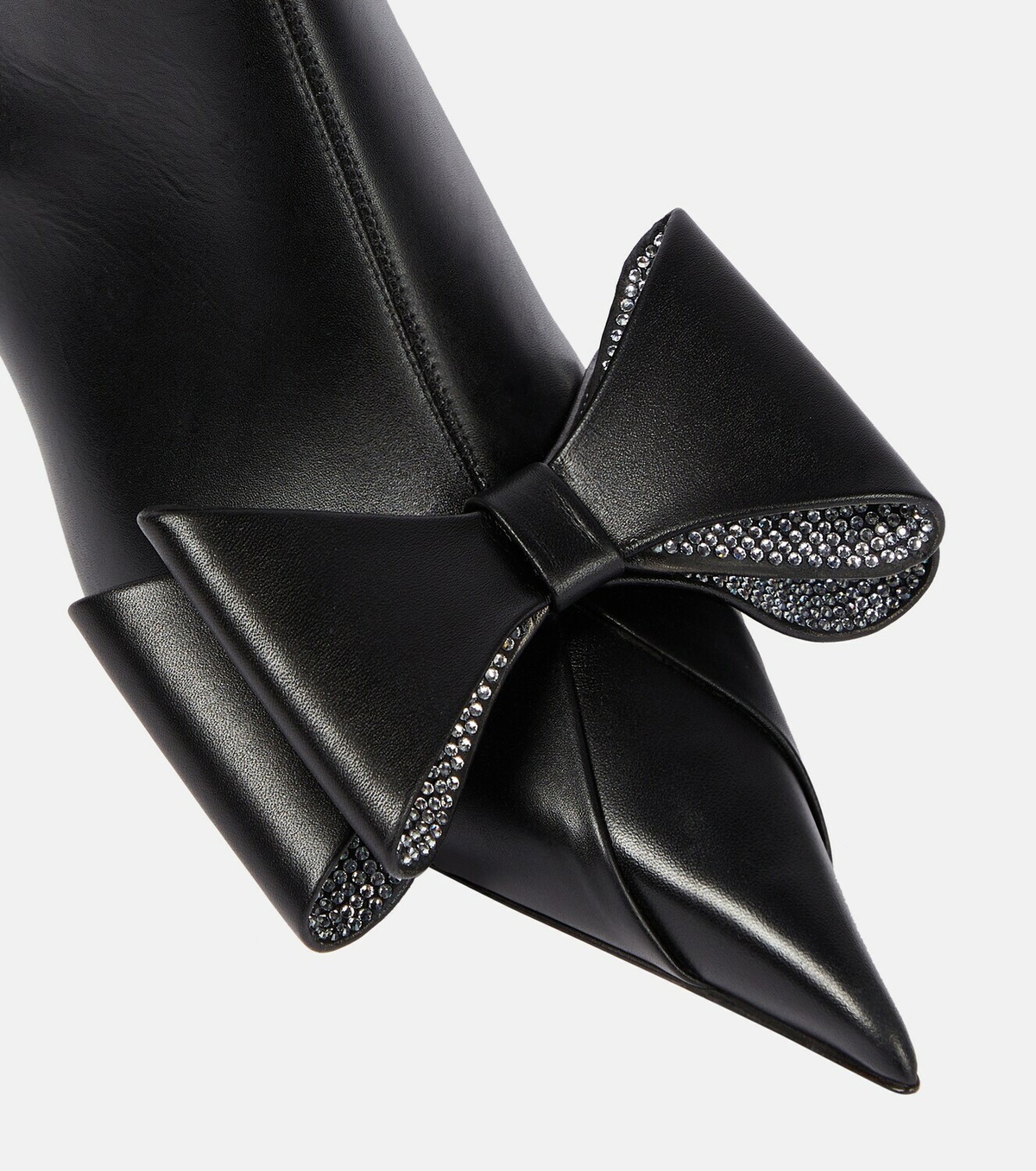 Mach & Mach Le Cadeau leather ankle boots