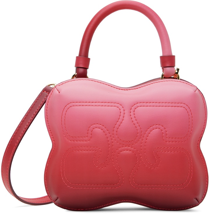Photo: GANNI Pink Gradient Small Butterfly Crossbody Bag