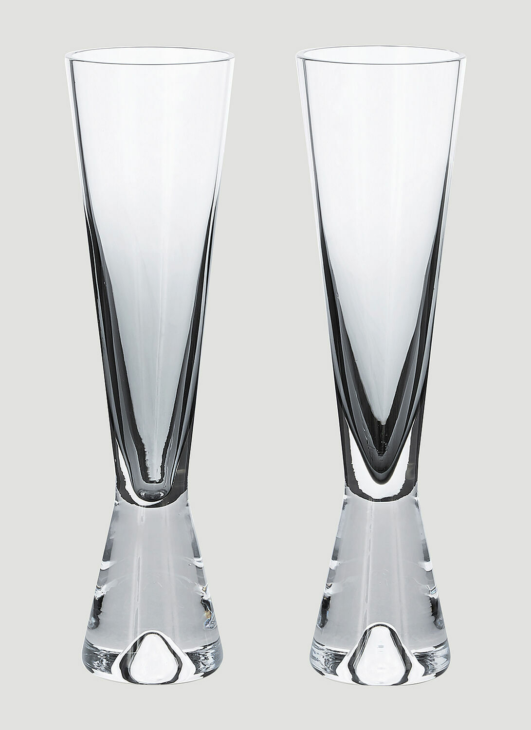 Tom Dixon Set of Two Tank Champagne Glasses