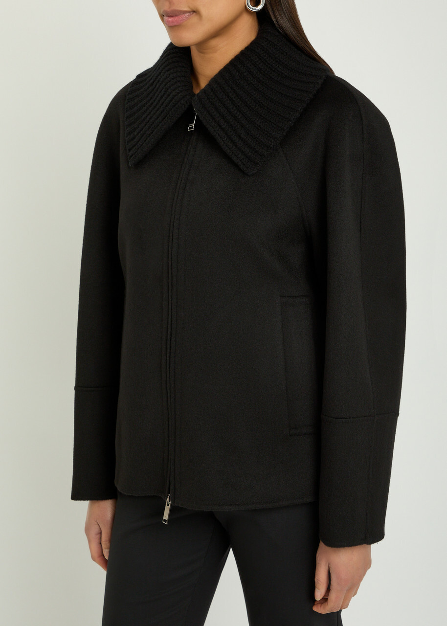 Joseph Cooksey Wool and Cashmere-blend Jacket Black