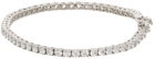 Hatton Labs Silver & White Tennis Bracelet