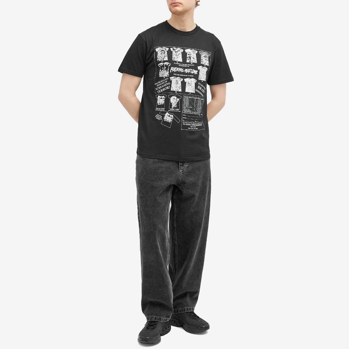 Fucking Awesome Men's Gore Shriek T-Shirt in Black