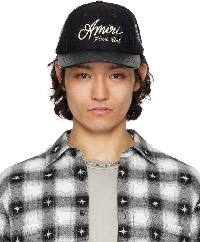 Photo: AMIRI Black Hollywood 'Music Club' Cap