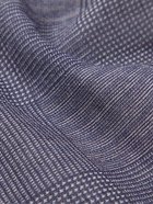 Anderson & Sheppard - Prince of Wales Checked Wool and Silk-Blend Pocket Square