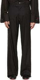 Raf Simons Black Wool Trousers