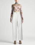 Le 17 Septembre Womens Jeans Cream