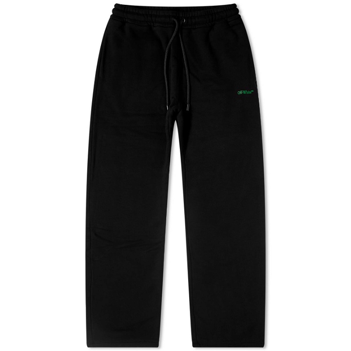 Photo: Off-White Men's Moon Tab Sweat Pants in Black