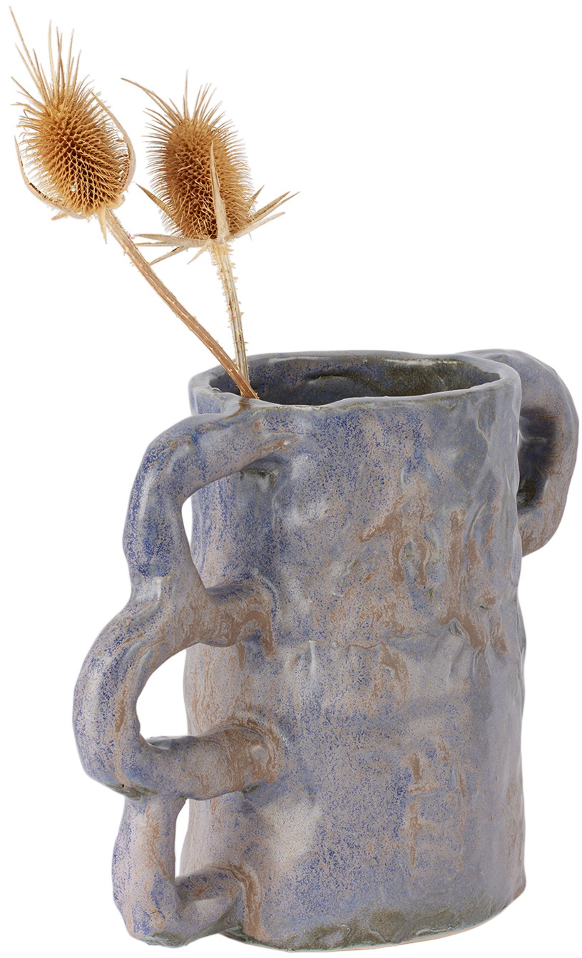 NIKO JUNE SSENSE Exclusive Blue Studio 20 Vase