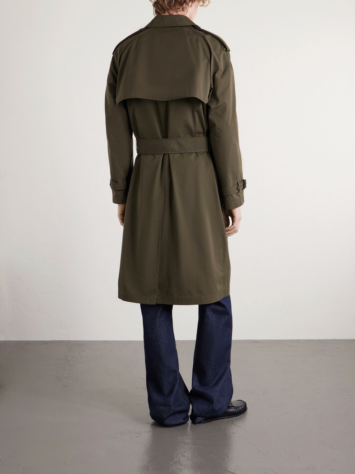 Burberry - Cotton-Gabardine Trench Coat - Green