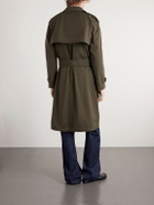 Burberry - Cotton-Gabardine Trench Coat - Green