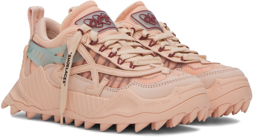 Off-White Pink Odsy 1000 Sneakers Off-White