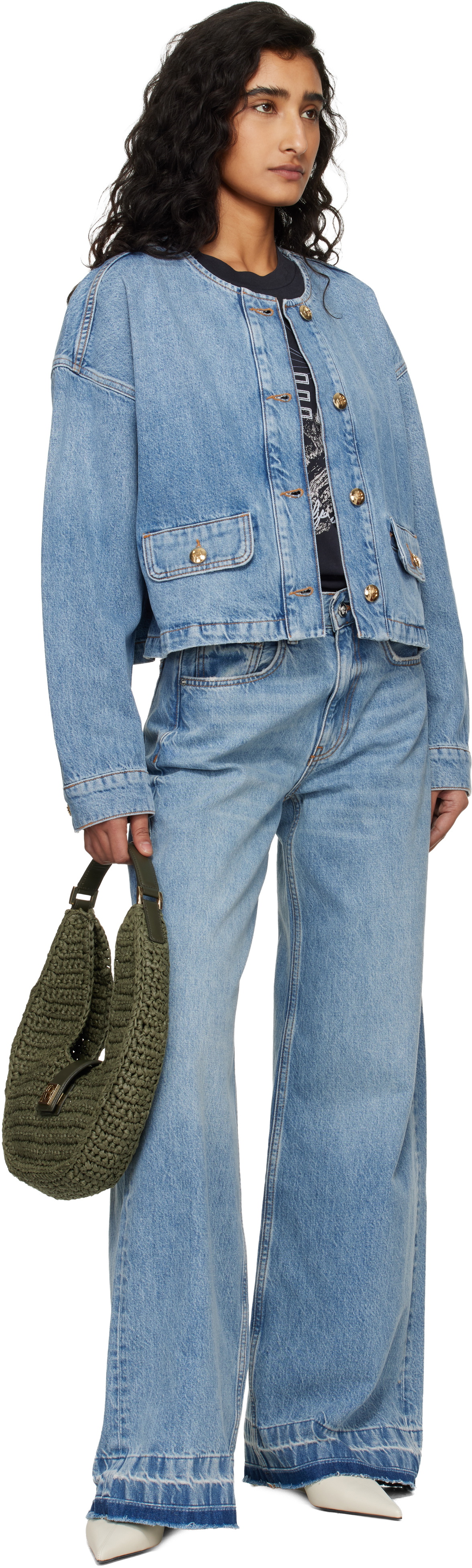 ANINE BING Blue Blanche Jacket