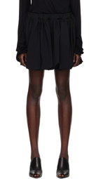 AARON ESH Black Puffball Miniskirt