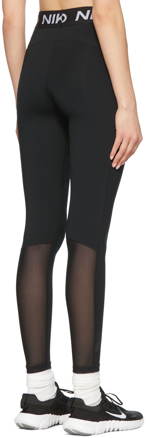 Nike Black Polyester Sport Leggings