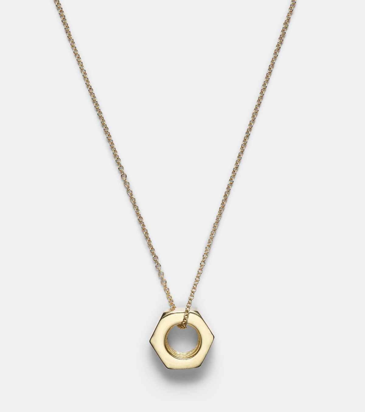 Ileana Makri Nut 18kt gold pendant necklace