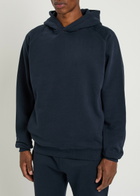 Raith Axel Hooded Cotton-blend Sweatshirt Navy