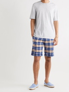 BARENA - Checked Linen-Blend Shorts - Multi