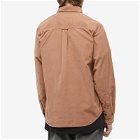 Kestin Men's Raeburn Button Down Shirt in Terracotta Needle Cord