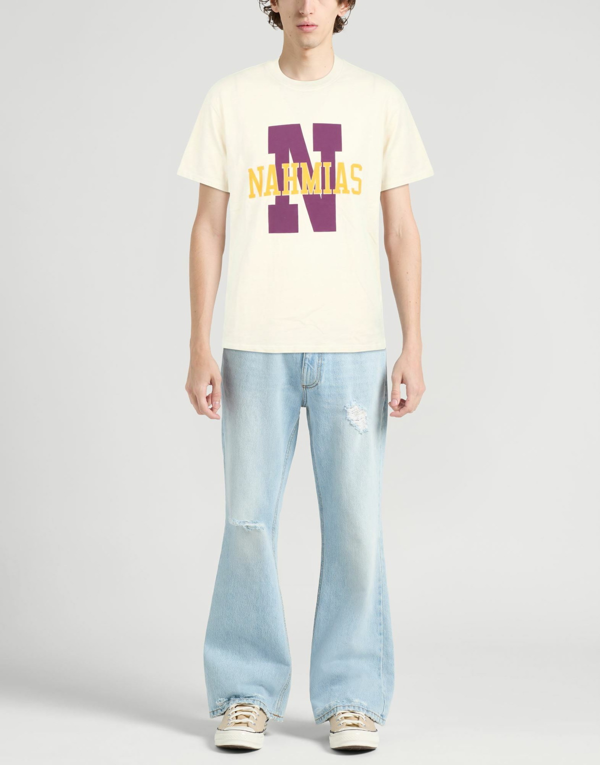 Nahmias Mens T-shirt Ivory