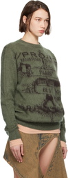 Y/Project Green Paris' Best Jacquard Pullover Sweater