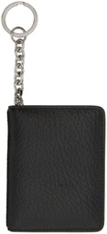 Maison Margiela Black Keyring Bifold Card Holder