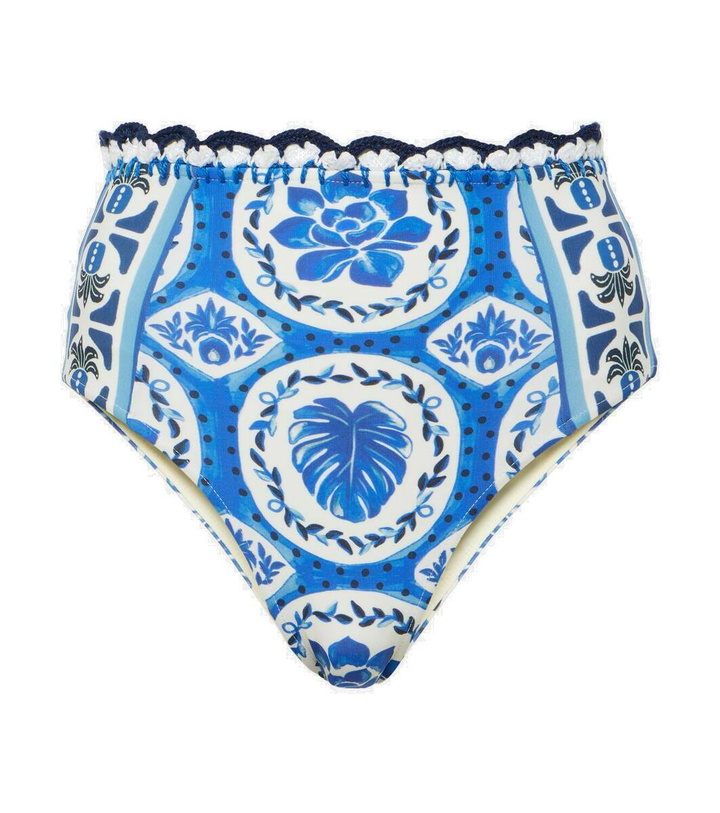 Photo: Farm Rio Tile Dream high-rise bikini bottoms