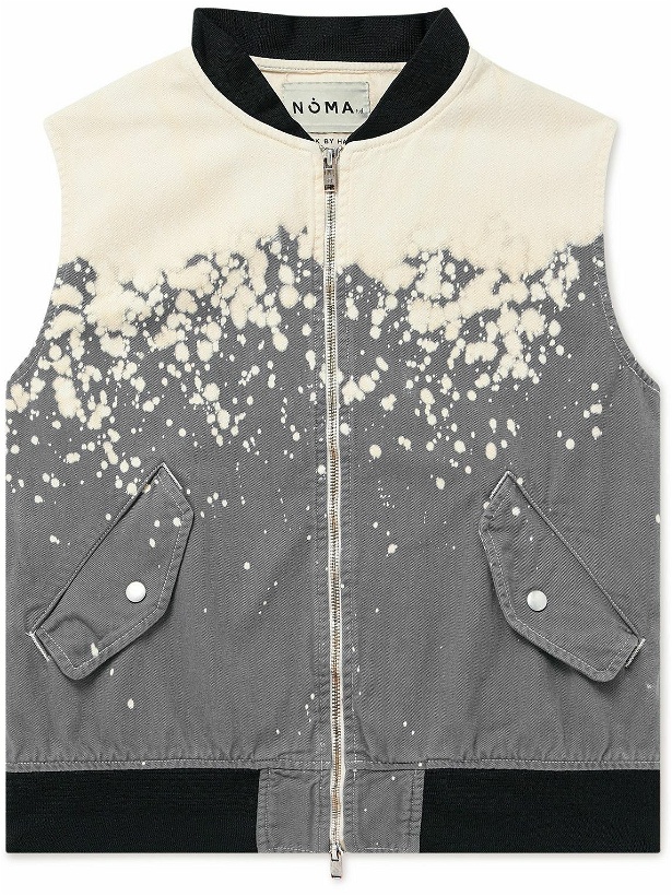 Photo: NOMA t.d. - Hand-Dyed Cotton-Twill Gilet - Gray