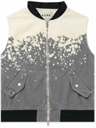 NOMA t.d. - Hand-Dyed Cotton-Twill Gilet - Gray