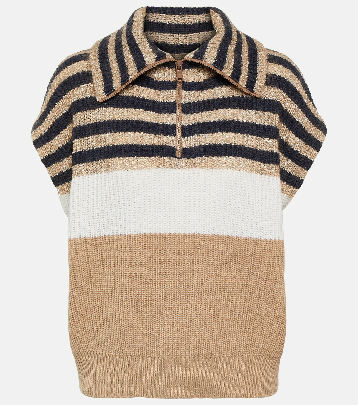 Brunello Cucinelli Wool, cashmere, and silk sweater