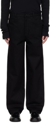 LGN Louis Gabriel Nouchi Black 5-Pocket Straight-Leg Jeans