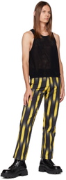 Double Rainbouu Black Semi-Sheer Tank Top