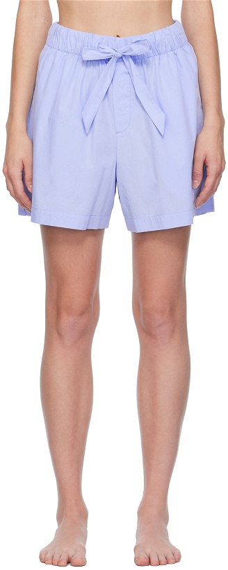 Photo: Tekla Blue Drawstring Pyjama Shorts