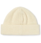 Acne Studios - Ribbed Wool-Blend Beanie - Men - White