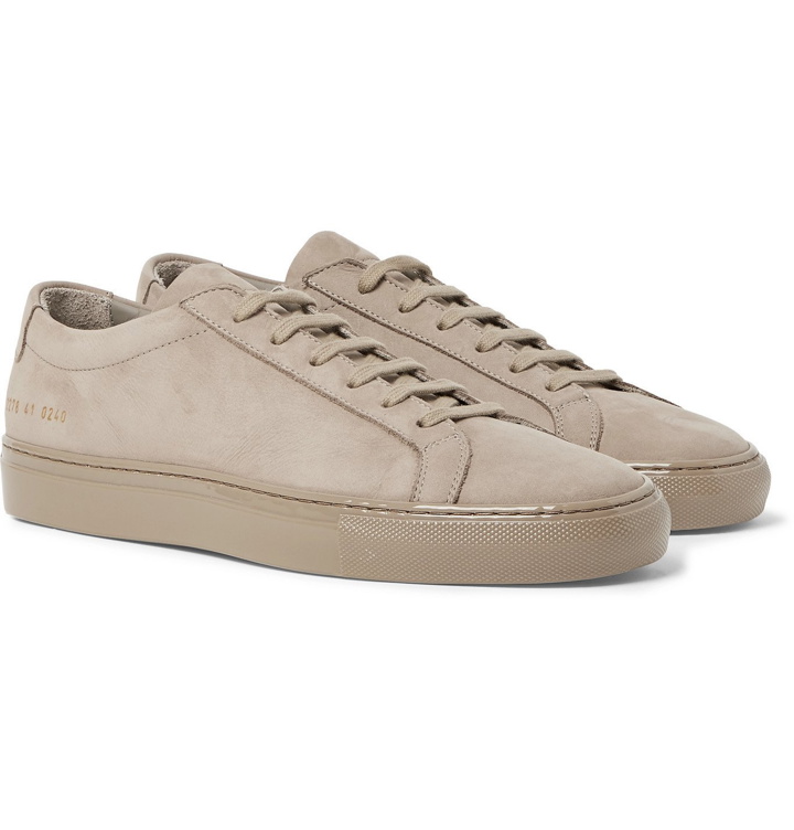 Photo: Common Projects - Achilles Lux Nubuck Sneakers - Brown