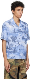 Palm Angels Blue Sunset Shirt