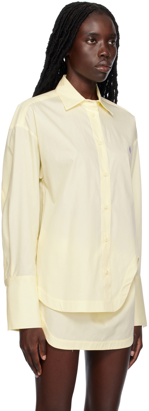 The Attico Yellow Eliza Shirt The Attico