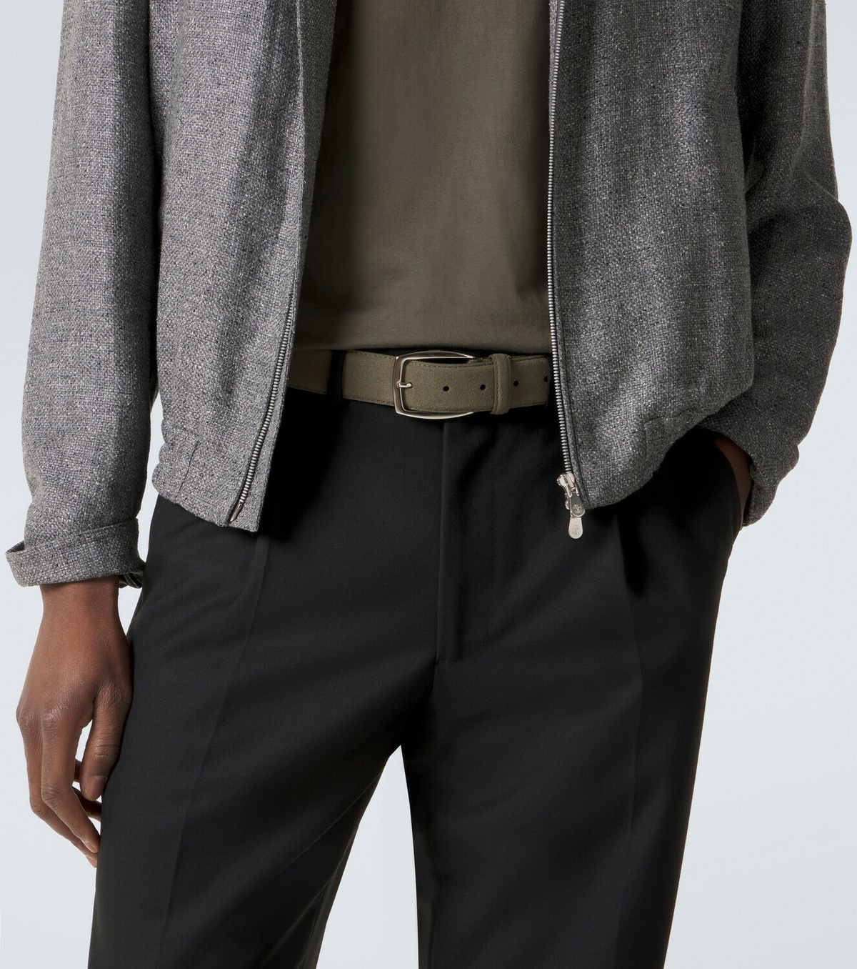 Brioni Suede belt