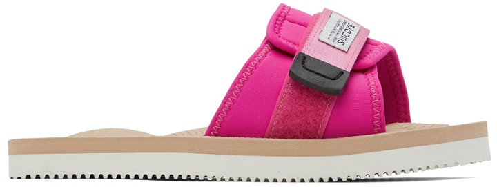 Photo: SUICOKE Pink & Beige PADRI Sandals