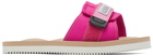 SUICOKE Pink & Beige PADRI Sandals