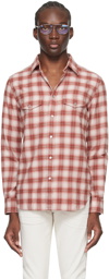 TOM FORD Red Degrade Shirt