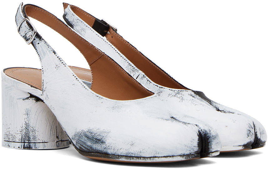 Maison Margiela Black & White Tabi Bianchetto Heels Maison Margiela