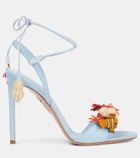 Aquazzura Marea raffia sandals
