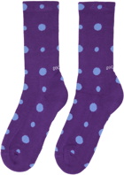 SOCKSSS Two-Pack Yellow & Purple Socks