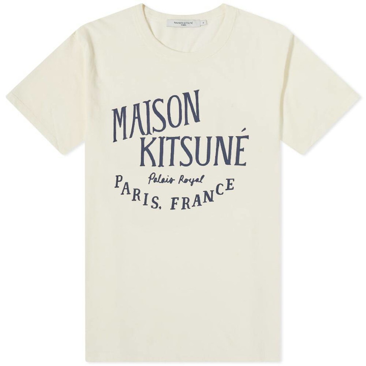 Photo: Maison Kitsuné Men's Palais Royal T-Shirt in Latte