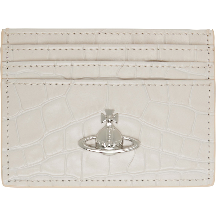 Photo: Vivienne Westwood Off-White Flat Card Holder