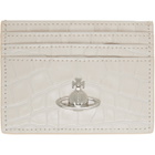 Vivienne Westwood Off-White Flat Card Holder