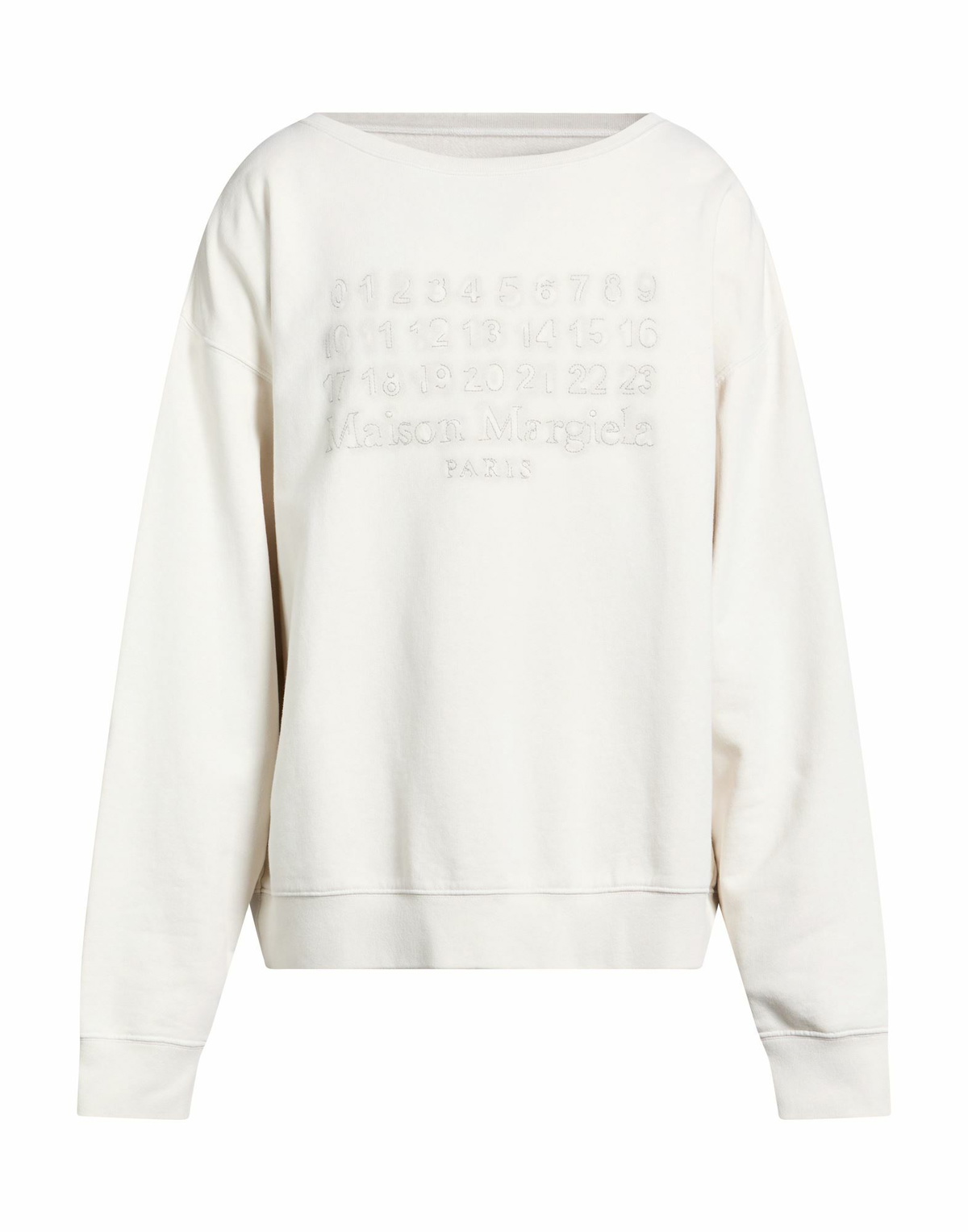 Maison Margiela Mens Sweatshirt in Off white