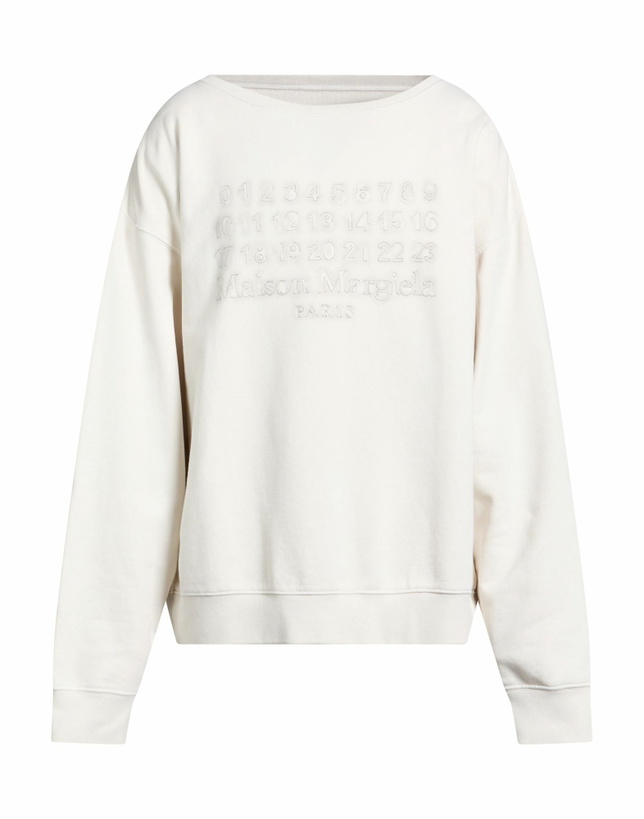 Photo: Maison Margiela Mens Sweatshirt in Off white